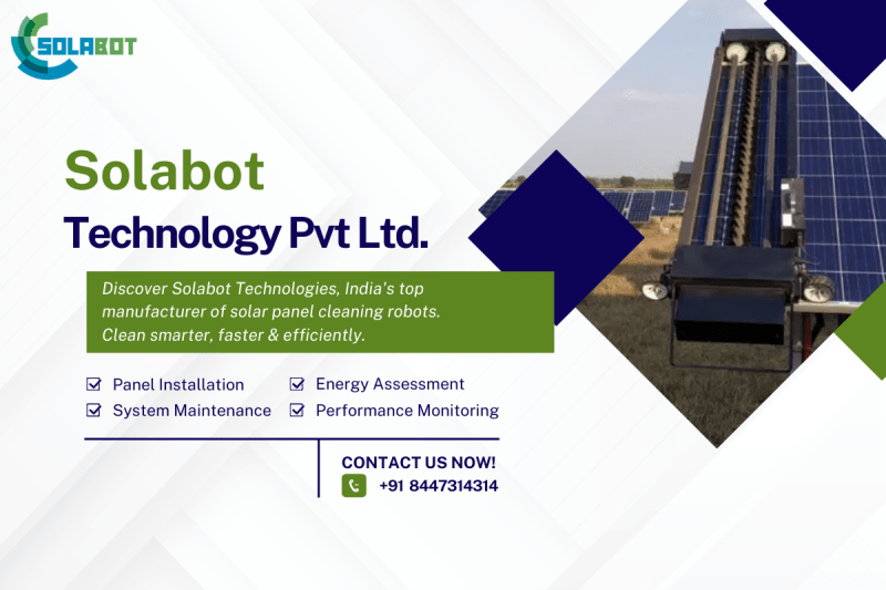 Automatic Cleaning Robot for Solar Panels in India | Solabot
