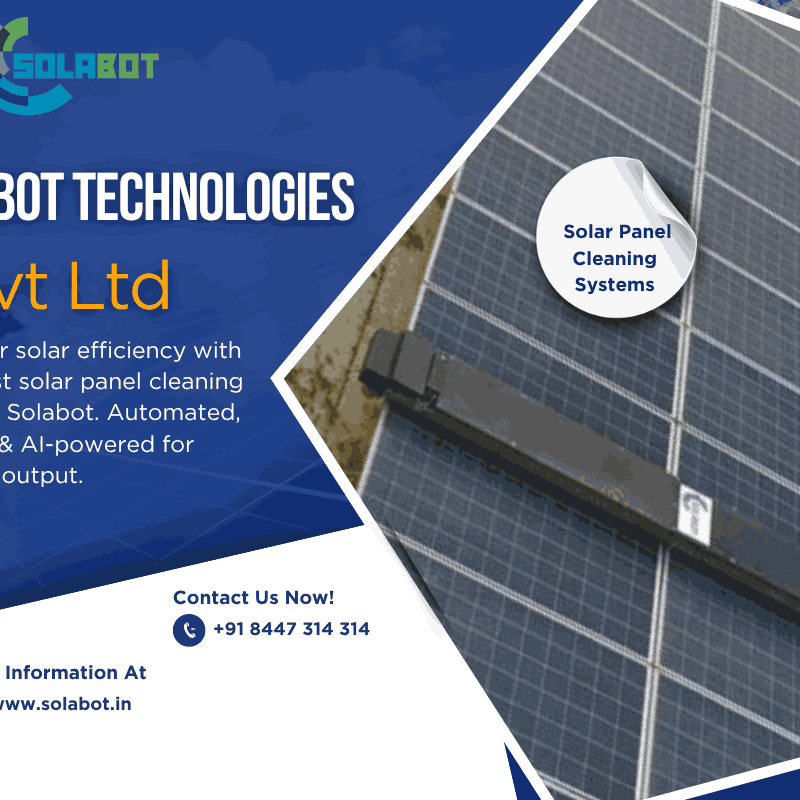 Best Waterless Cleaning Robot for Solar Panels in India