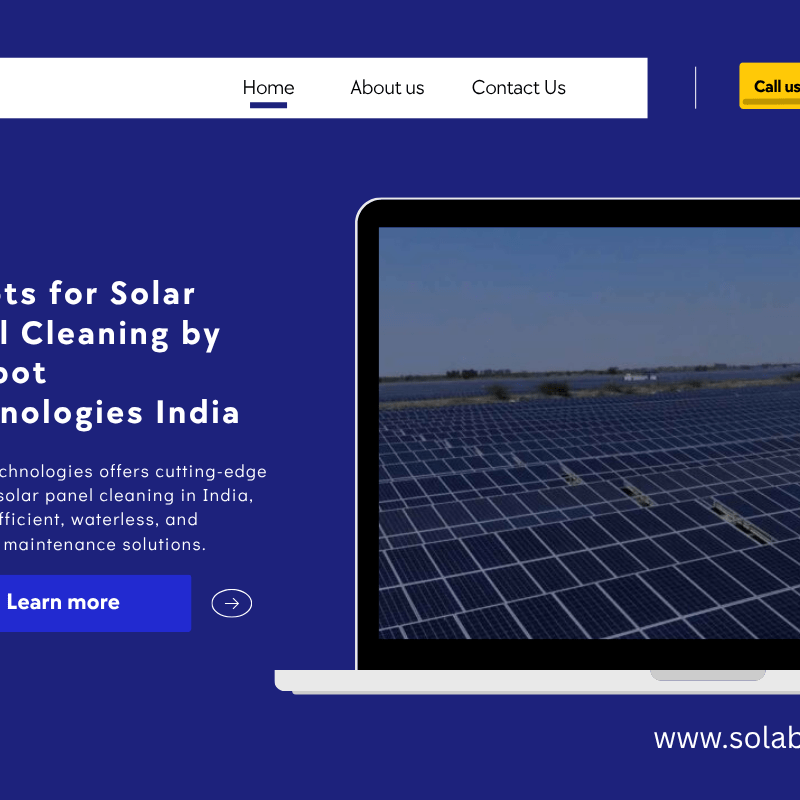 Automatic Solar Panel Cleaning Solutions Provider in India