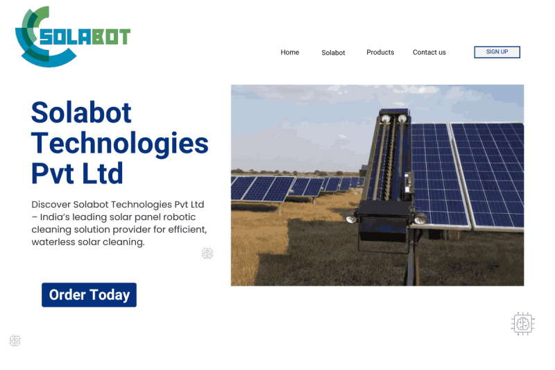 Best Robotic Solar Panel Cleaning Solution Company in India