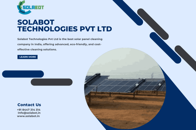No.1 Solar Panel Cleaning Company in India | Solabot