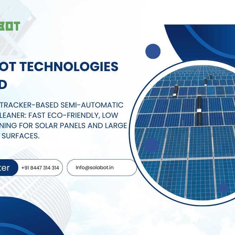 Buy Best Cleaning Robots for Solar Panels | Solabot